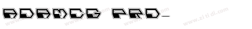 ADAMCG PRO字体转换